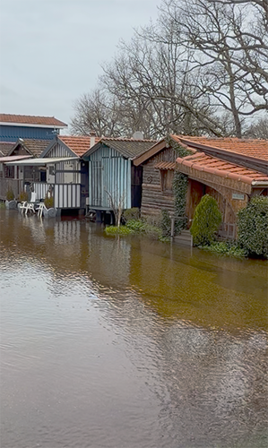 biganos sous l'eau